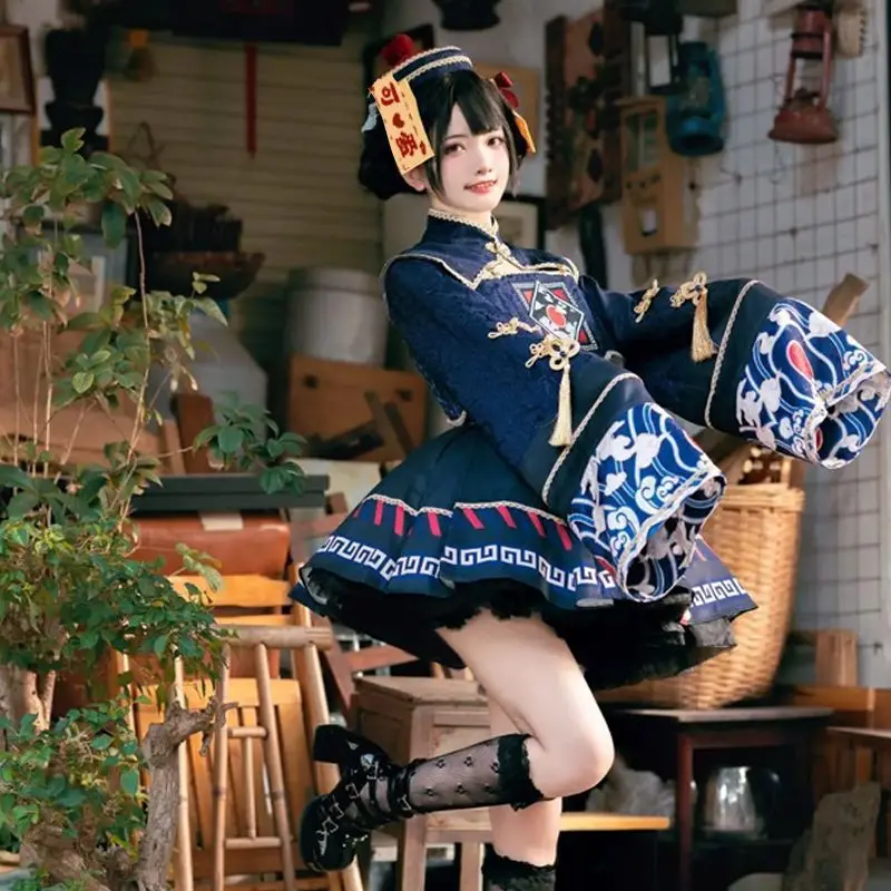 Anime Cosplay Ladies - لوليتا النمط الصيني فستان حلو لطيف