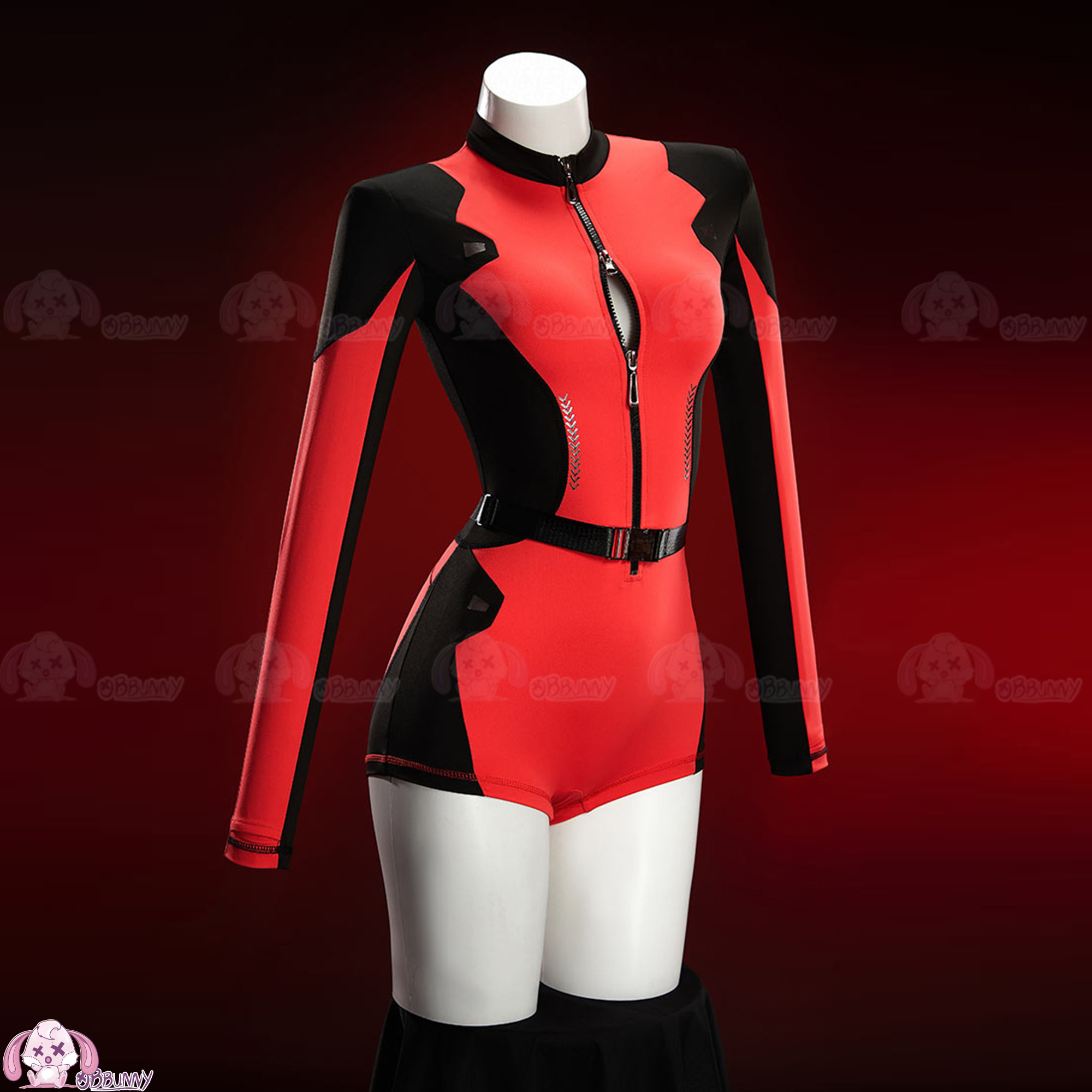 Anime Cosplay Jumpsuit - زي تنكري DeadPooing للهالوين والكرنفال، نسخة